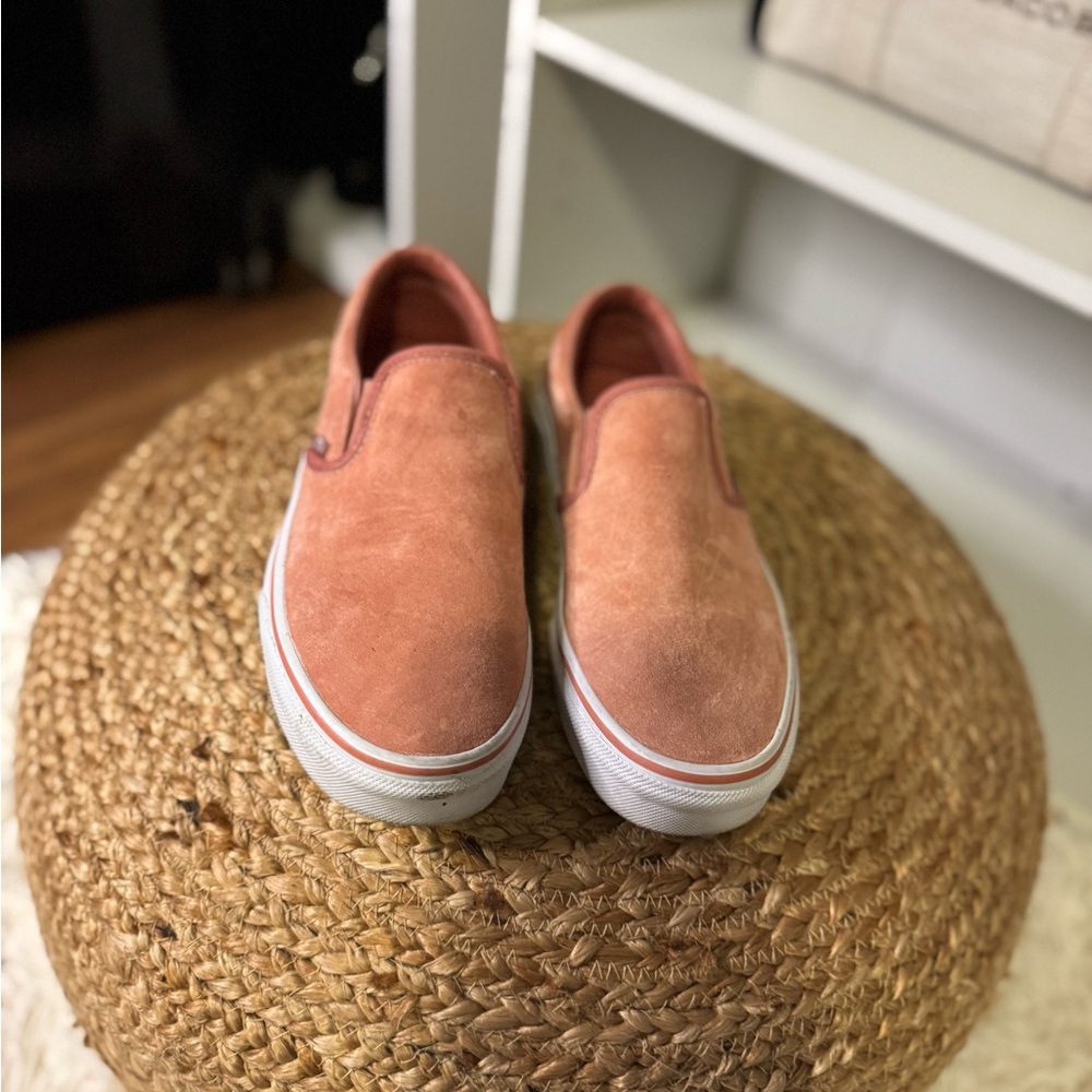 Vans Women's Slip-On Shoes in Coral